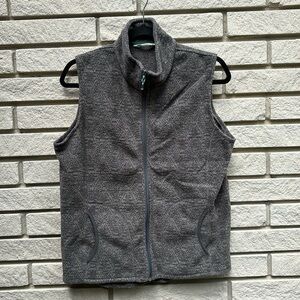 Woolrich Fleece Vest Grey Sz M